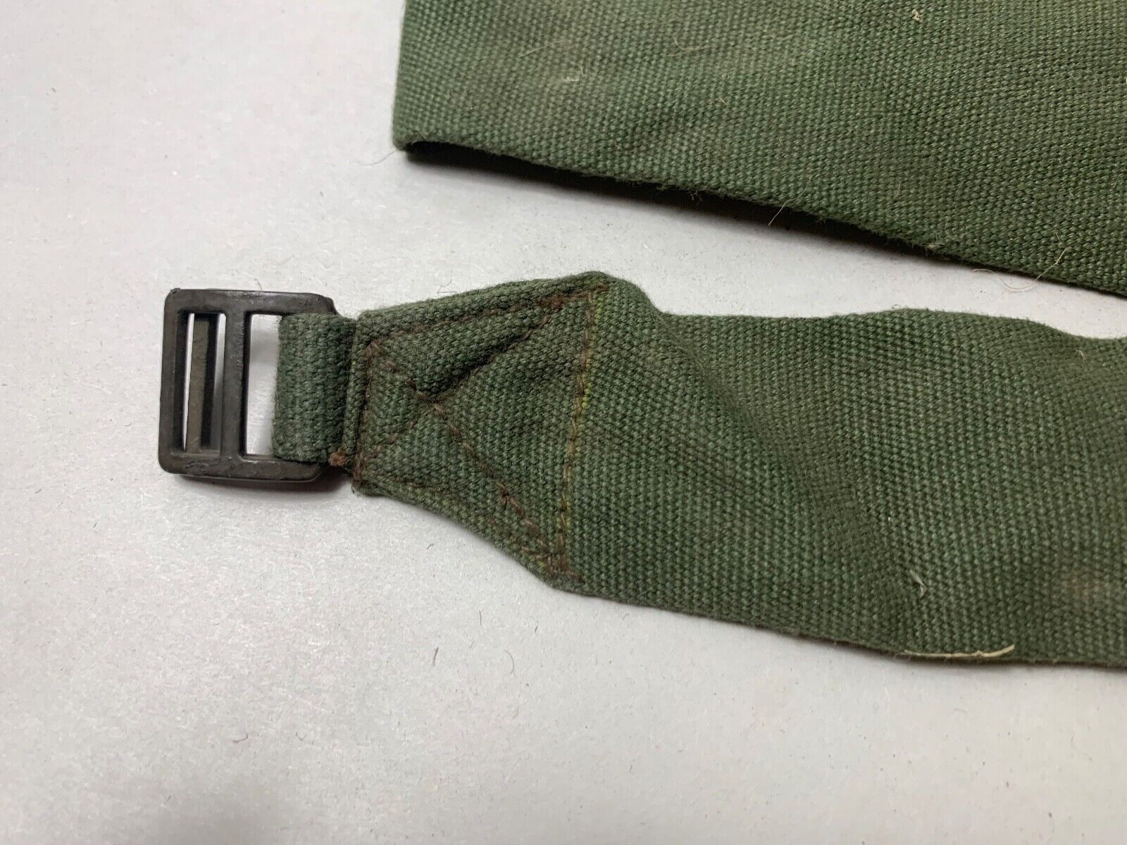 Original WW2 British Army 44 Pattern Equipment Strap - 1945 Dated - The Militaria Shop