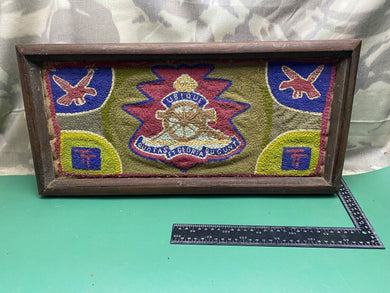 Large 50th (Northumbrian) Infantry Division - Artillery Framed Tapestry - The Militaria Shop