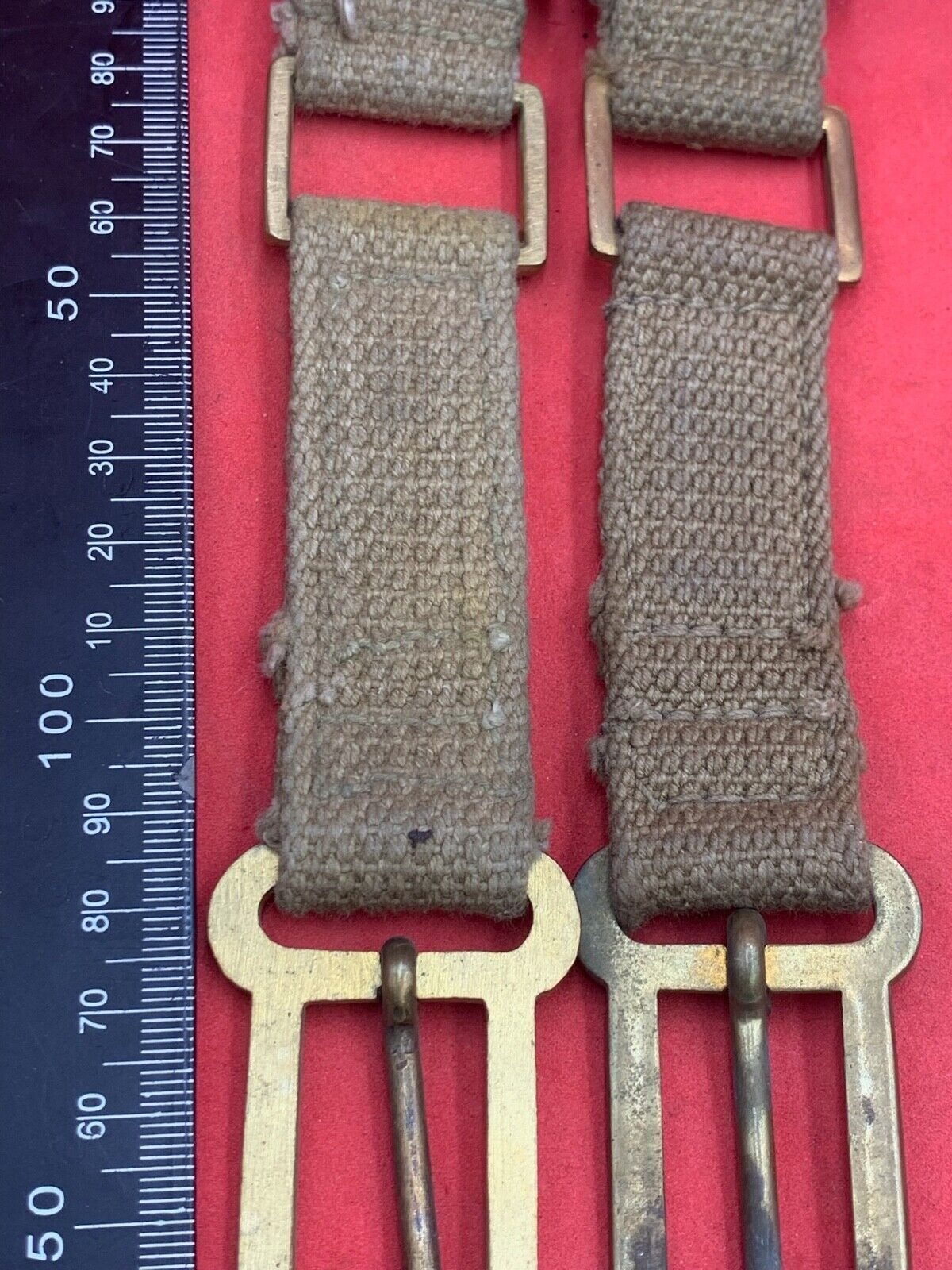 Original WW2 British Army 37 Pattern Brace Adaptor Pair - The Militaria Shop