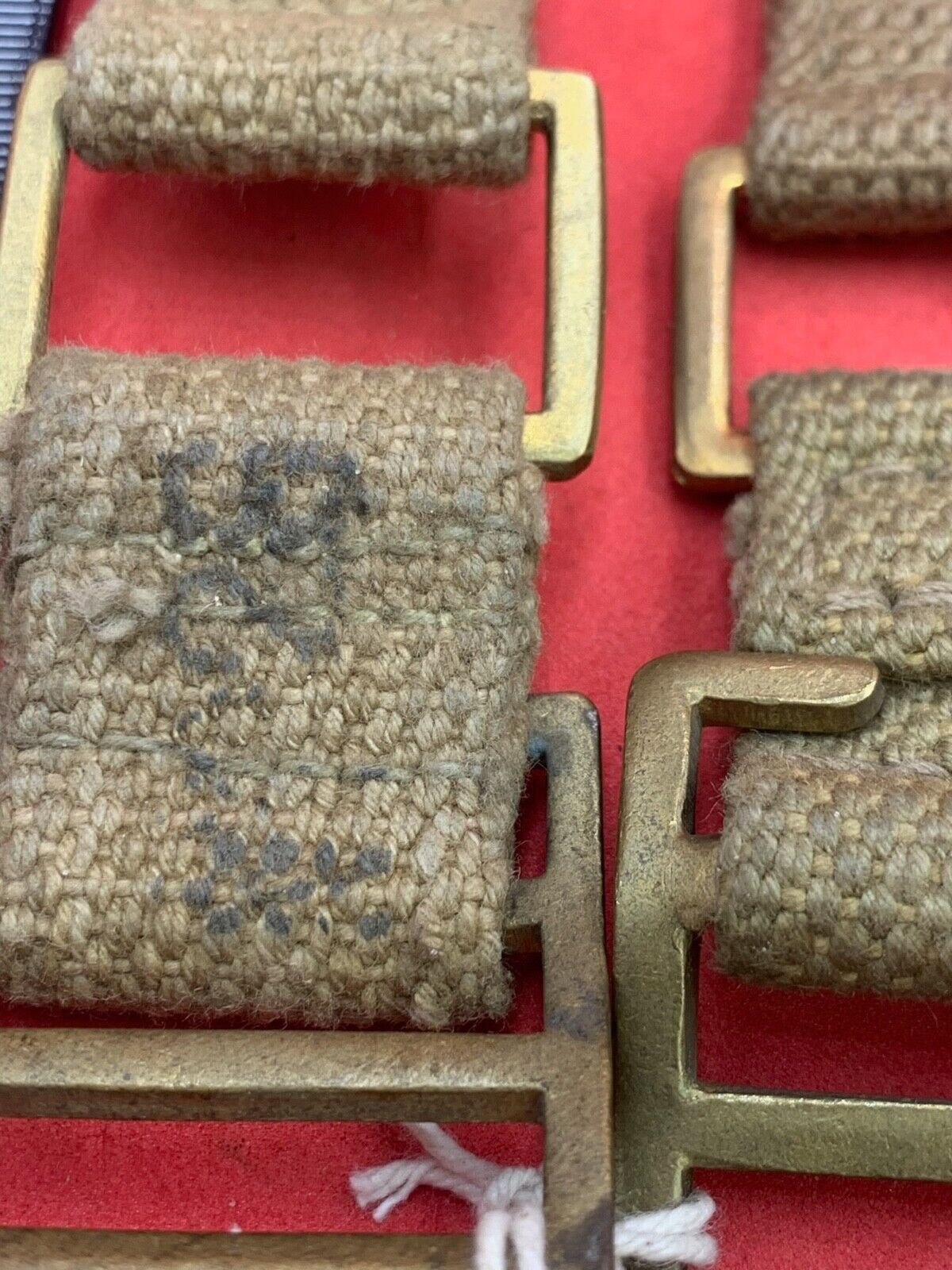 Original WW2 British Army 37 Pattern Brace Adaptor Pair - The Militaria Shop