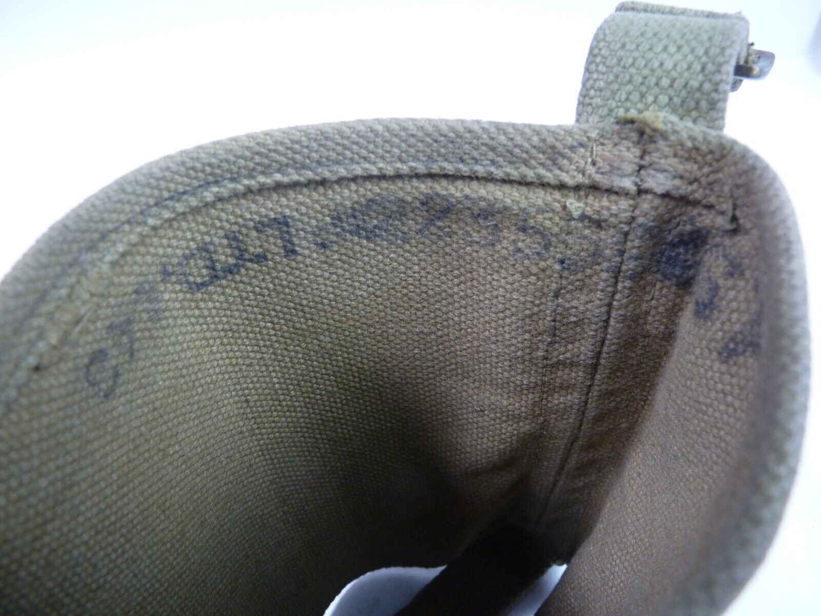 Original WW2 British Army Soldiers Water Bottle Carrier Harness - Dated 1943 - The Militaria Shop