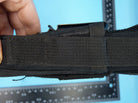 Black Fabric Tactical Belt Mounted Pistol Holster - Front Line - The Militaria Shop