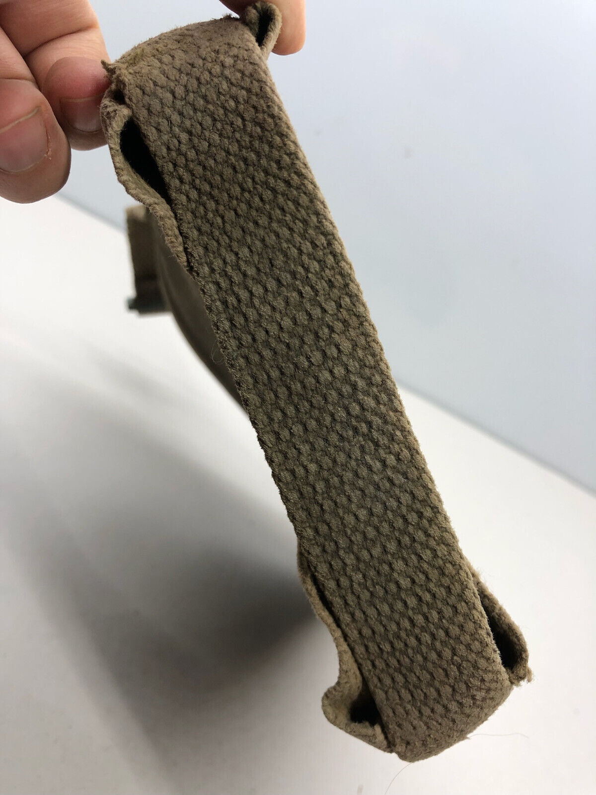 WW2 British Army 37 Pattern Webbing Water Bottle Carrier Harness - 1941 Dated - The Militaria Shop