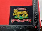 British Army Bullion Embroidered Blazer Badge - Royal Leicestershire Hindoostan - The Militaria Shop