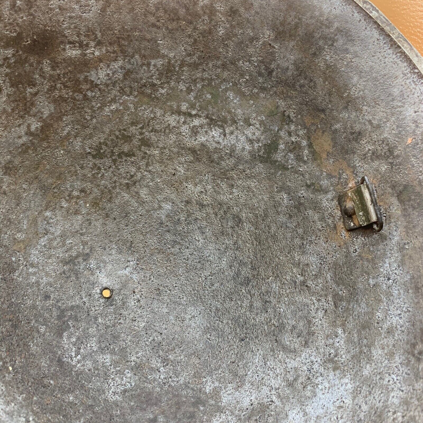 Original WW2 British / Canadian Army Mk3 High Rivet Turtle Army Combat Helmet - The Militaria Shop
