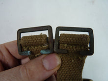 Load image into Gallery viewer, Original WW2 British Army Soldiers Water Bottle Carrier Harness - Dated 1942 - The Militaria Shop
