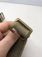 WW2 British Army 37 Pattern Webbing Water Bottle Carrier Harness - 1942 Dated - The Militaria Shop
