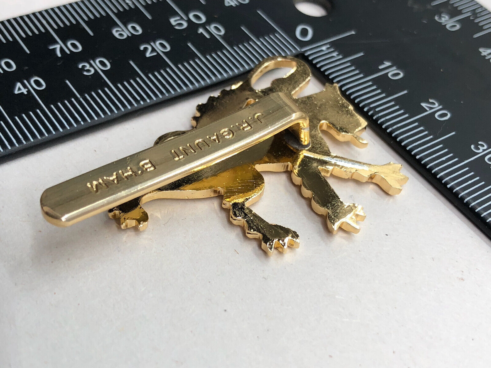 Genuine British Army Manchester University O.T.C. Anodised (Staybrite) Cap Badge - The Militaria Shop