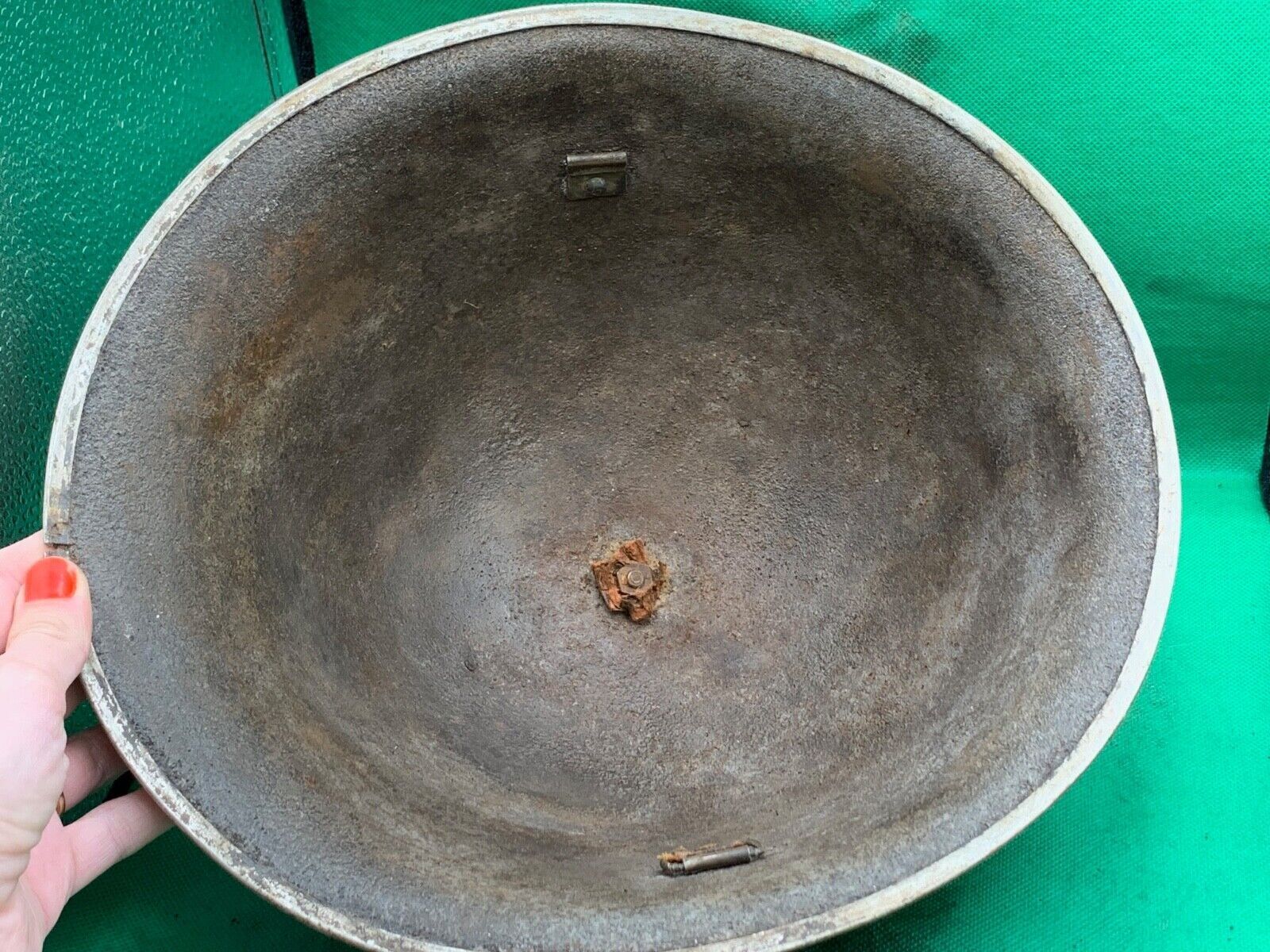 Genuine WW2 Canadian & British Army Helmet - Turtle Mk3 Helmet - The Militaria Shop