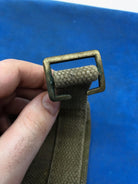 WW2 British Army 37 Pattern Webbing Water Bottle Carrier Harness - 1944 Dated - The Militaria Shop