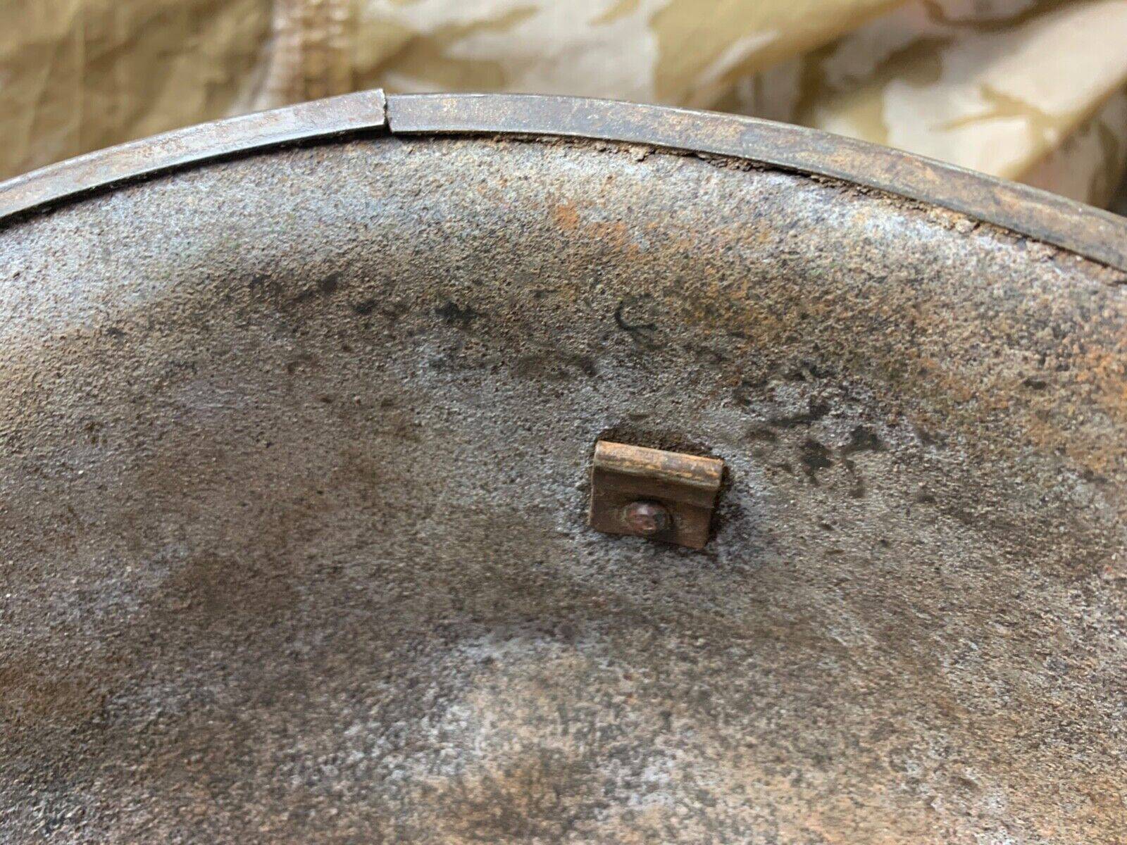 WW2 Mk3 High Rivet Turtle - British / Canadian Army Helmet - Nice Original - The Militaria Shop