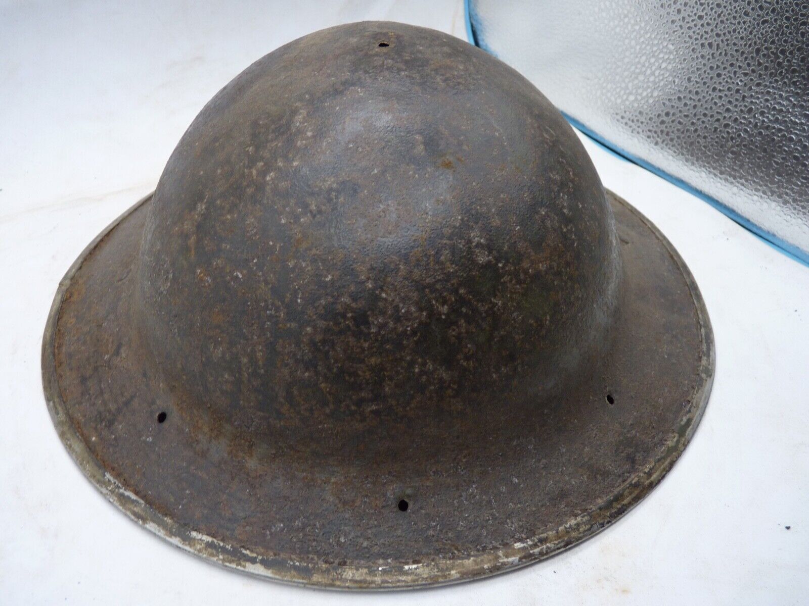 Original WW2 British Style South African Mk2 Army Combat Helmet - The Militaria Shop