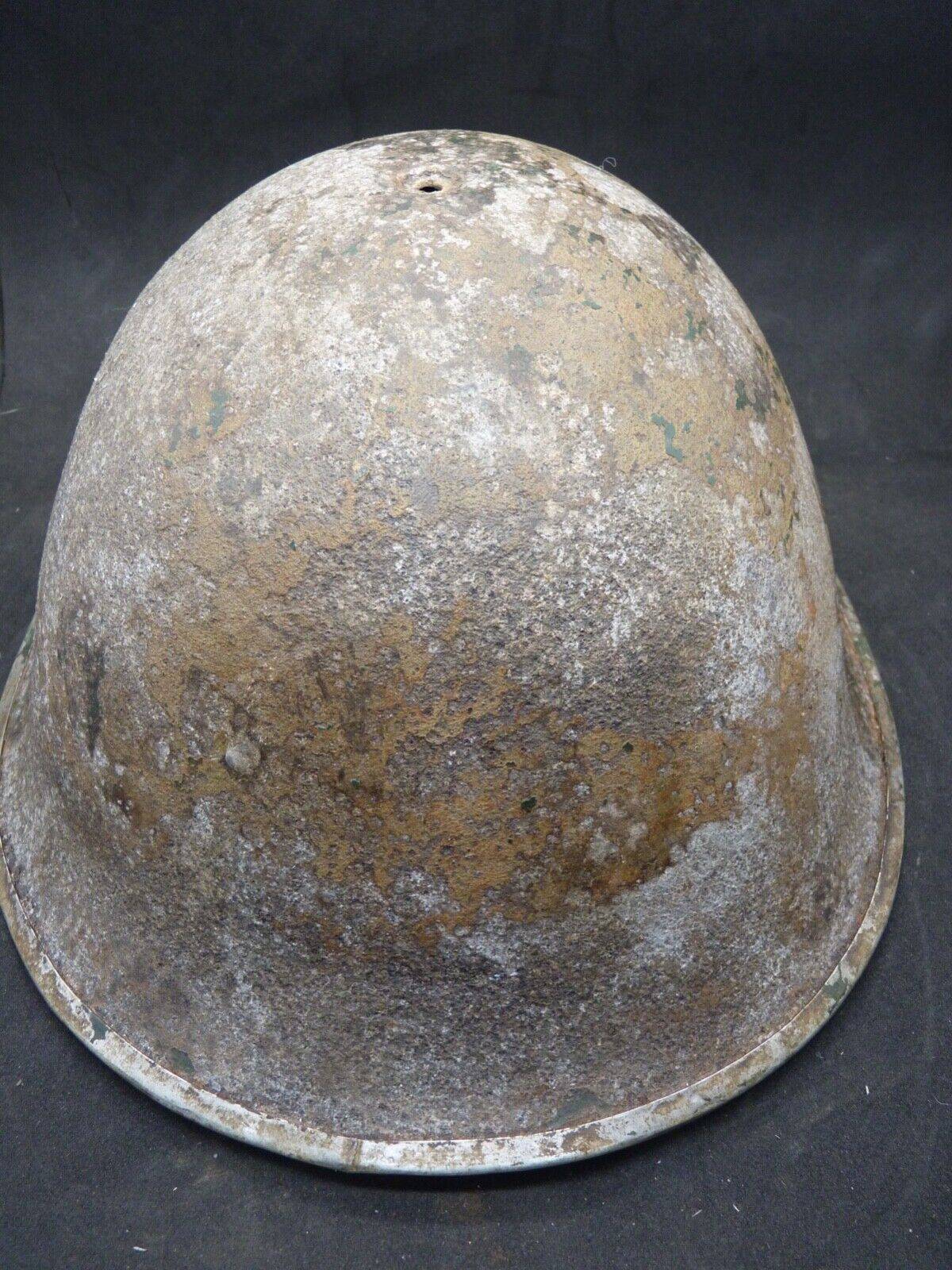 Original WW2 Onwards British Army Mk4 Turtle Helmet - The Militaria Shop
