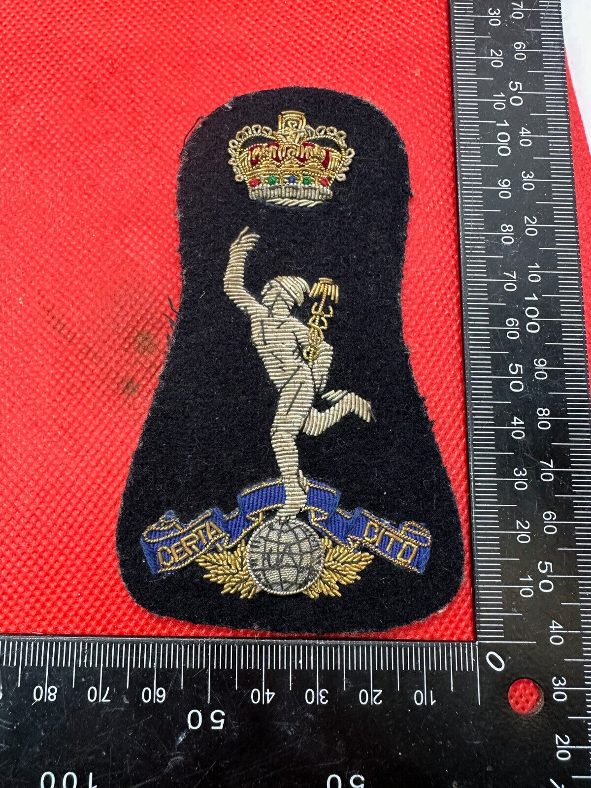 British Army Bullion Embroidered Blazer Badge - Signal Corps - The Militaria Shop