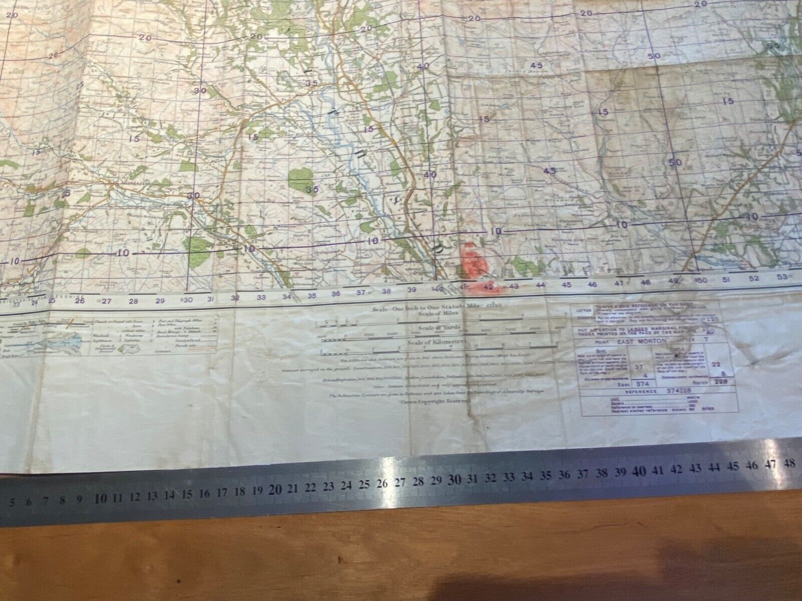 WW2 British Army 1933 MILITARY EDITION General Staff map NITHSDALE & MOFFAT. - The Militaria Shop