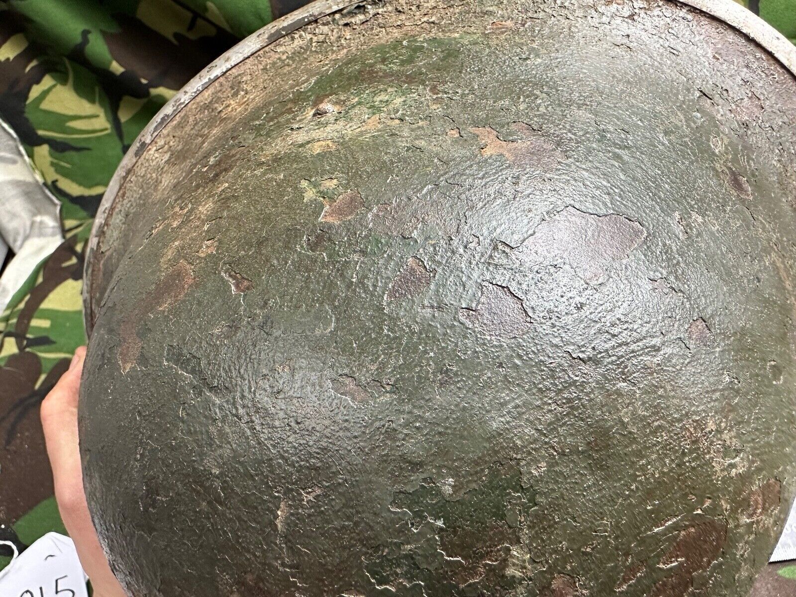 British / Canadian Army Mark 3 Turtle Helmet - Original WW2 Combat Helmet - The Militaria Shop