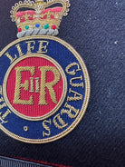 British Army Bullion Embroidered Blazer Badge - The Life Guards - Queen's C - The Militaria Shop