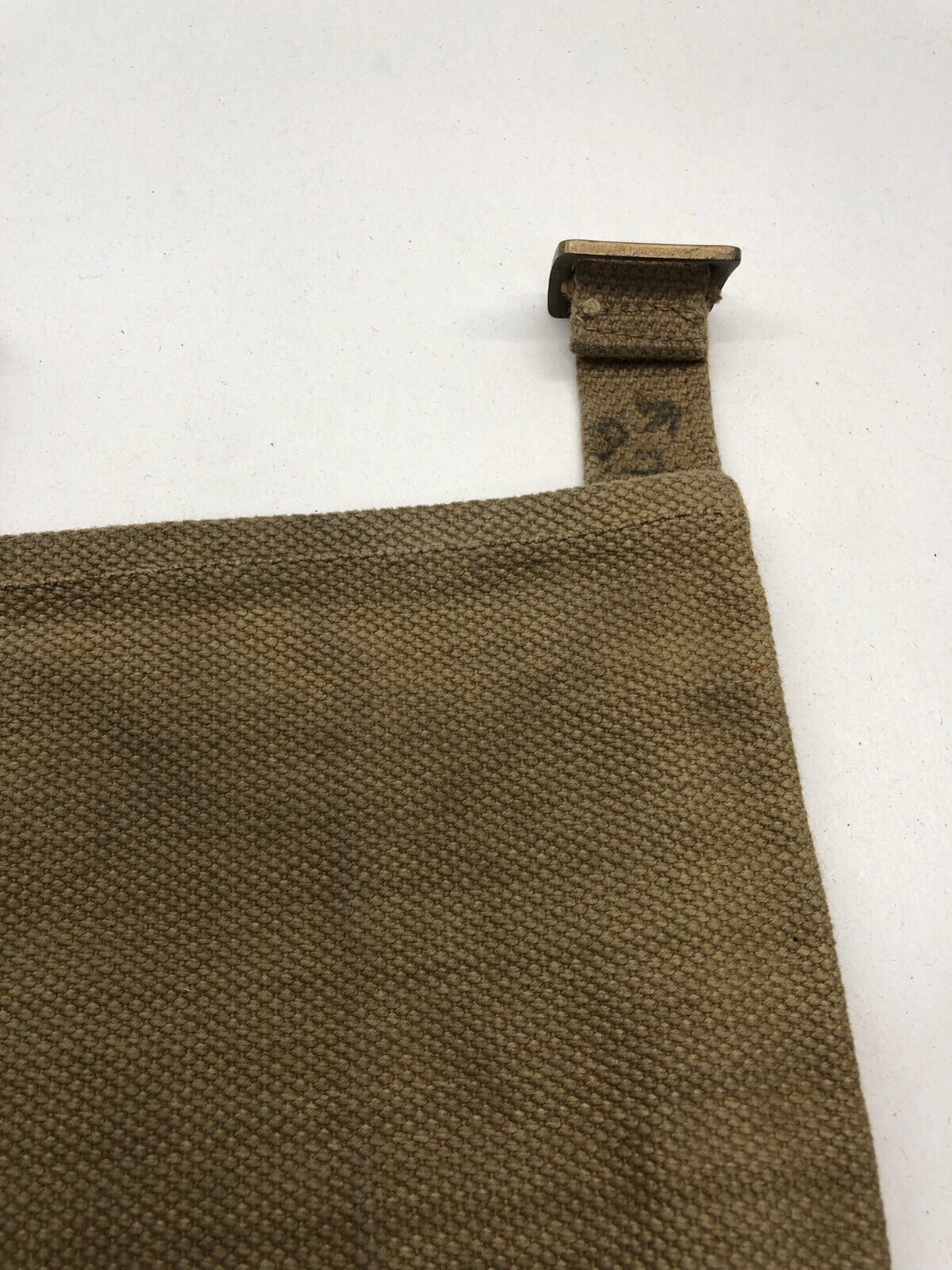 WW2 British Army 37 Pattern Webbing Water Bottle Carrier Harness - 1943 Dated - The Militaria Shop