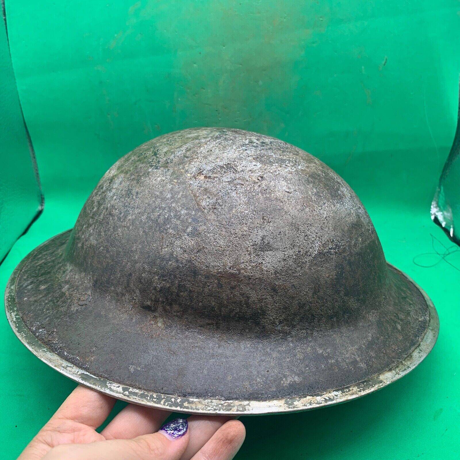 Original WW2 South African Army Mk2 Brodie Helmet - British Style Combat Helmet - The Militaria Shop