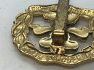 A silver & gilt washed SOUTH LANCASHIRE Regt dress cap badge with slider B1 - The Militaria Shop