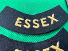 Original WW2 British Home Front Civil Defence Essex Shoulder Titles - The Militaria Shop