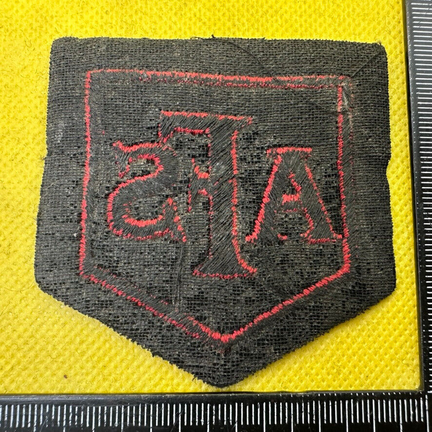 WW2 British Civil Defence Home Front Auxillary Fire Service AFS Original Badge - The Militaria Shop