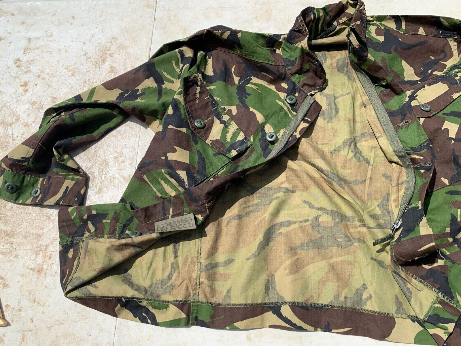 Genuine British Army DPM Woodland Combat Jacket - Size 160/104 - The Militaria Shop