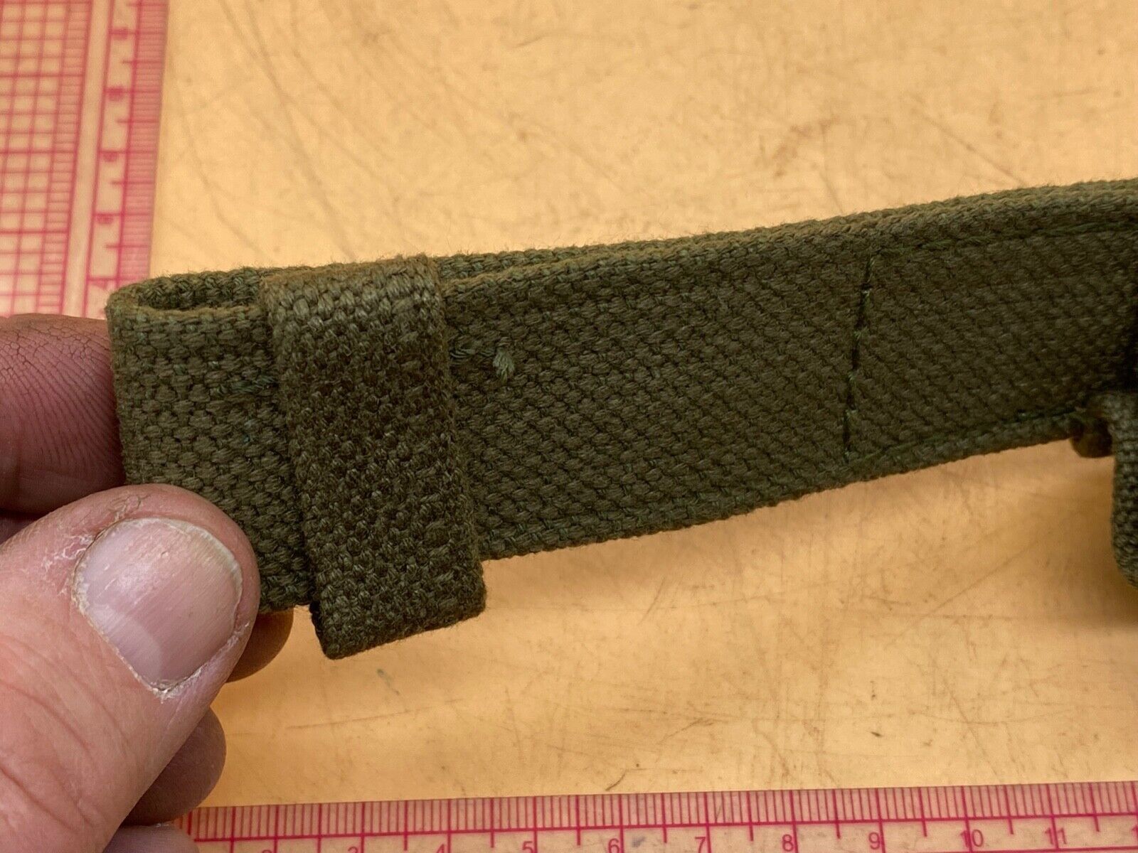 WW2 British Army 44 Pattern Webbing No 4 Frog. 1 x Mint Unissued Condition. - The Militaria Shop