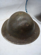 Original WW2 British Style South African Mk2 Army Combat Helmet - The Militaria Shop