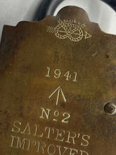 Lade das Bild in den Galerie-Viewer, Original British Army Salter Cooking / Kitchen Scales - WD Marked and 1941 Dated - The Militaria Shop
