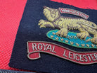 British Army Bullion Embroidered Blazer Badge - Royal Leicestershire -Hindoostan - The Militaria Shop