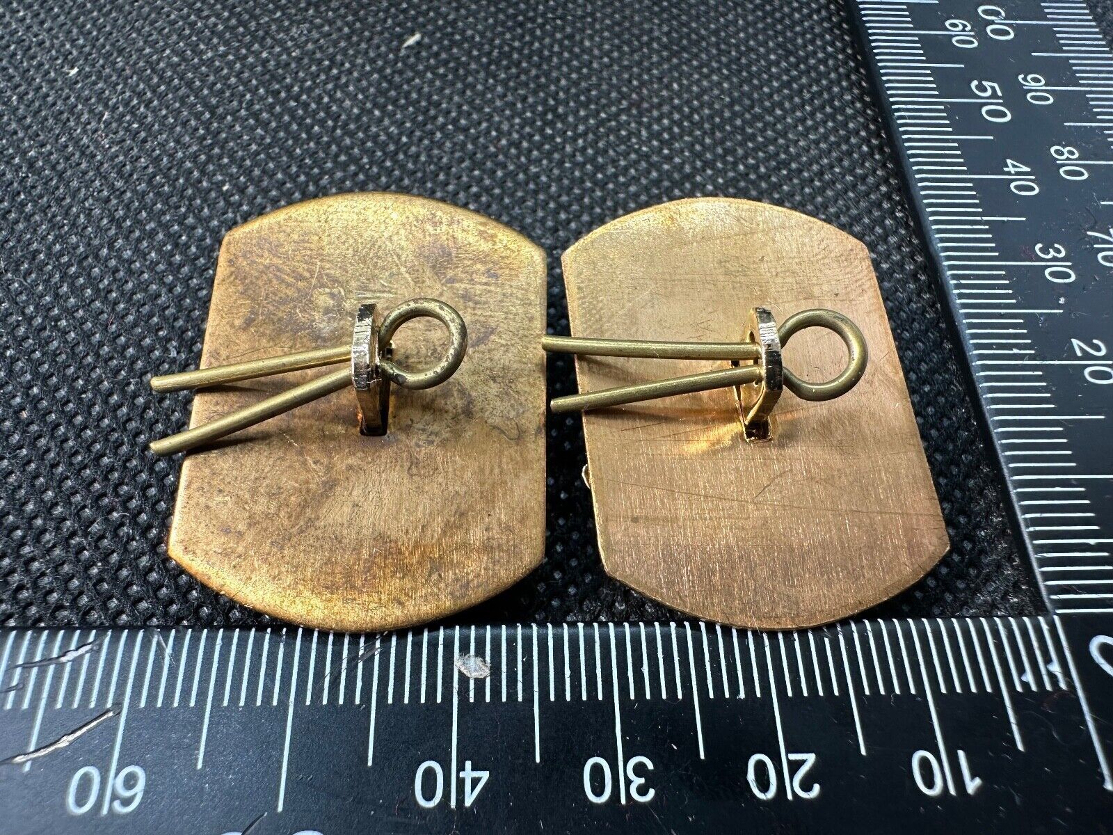 Genuine Unissued Kings Regiment Bi-Metal British Army Collar Badges - The Militaria Shop