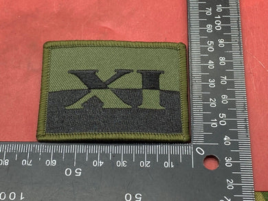 British Army Current Issue Gurkha Regiment XI Camouflaged Shoulder Badge. - The Militaria Shop