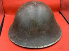 Mk3 Turtle Helmet - Original WW2 British / Canadian Army Combat Helmet - The Militaria Shop