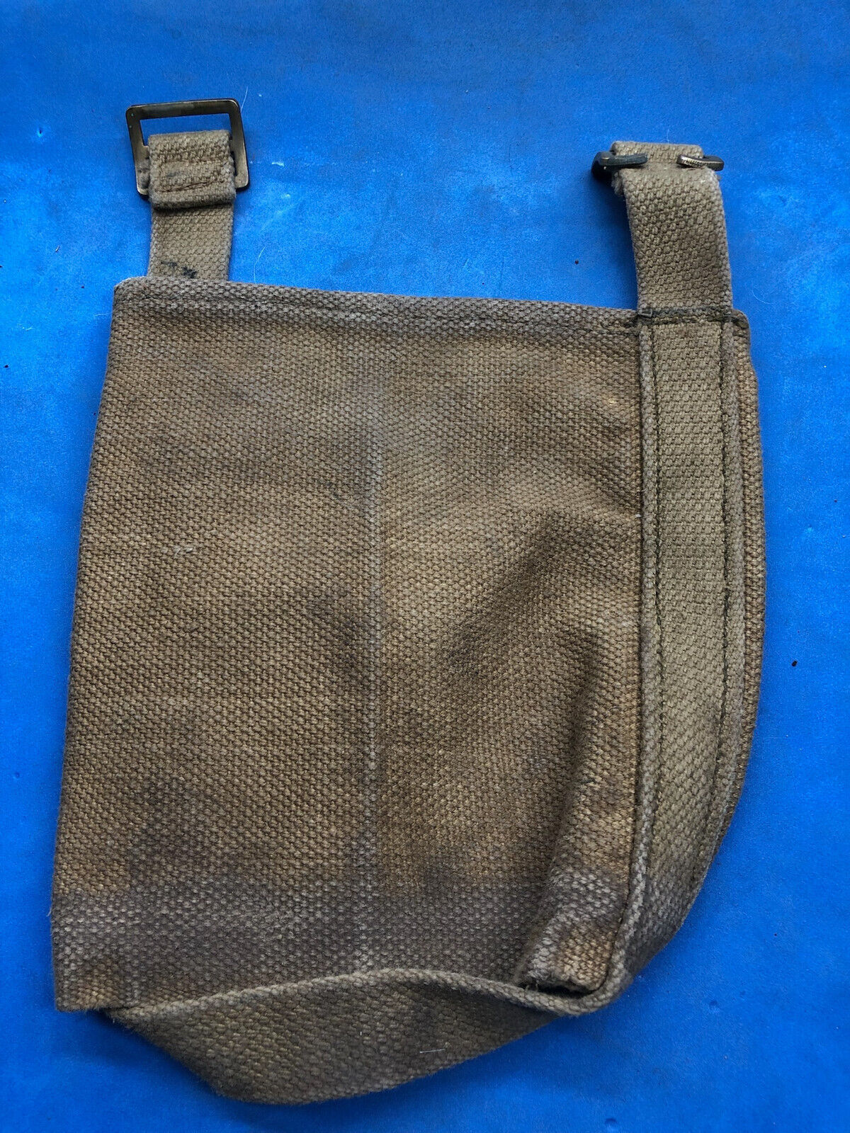 WW2 British Army 37 Pattern Webbing Water Bottle Carrier Harness - 1944 Dated - The Militaria Shop