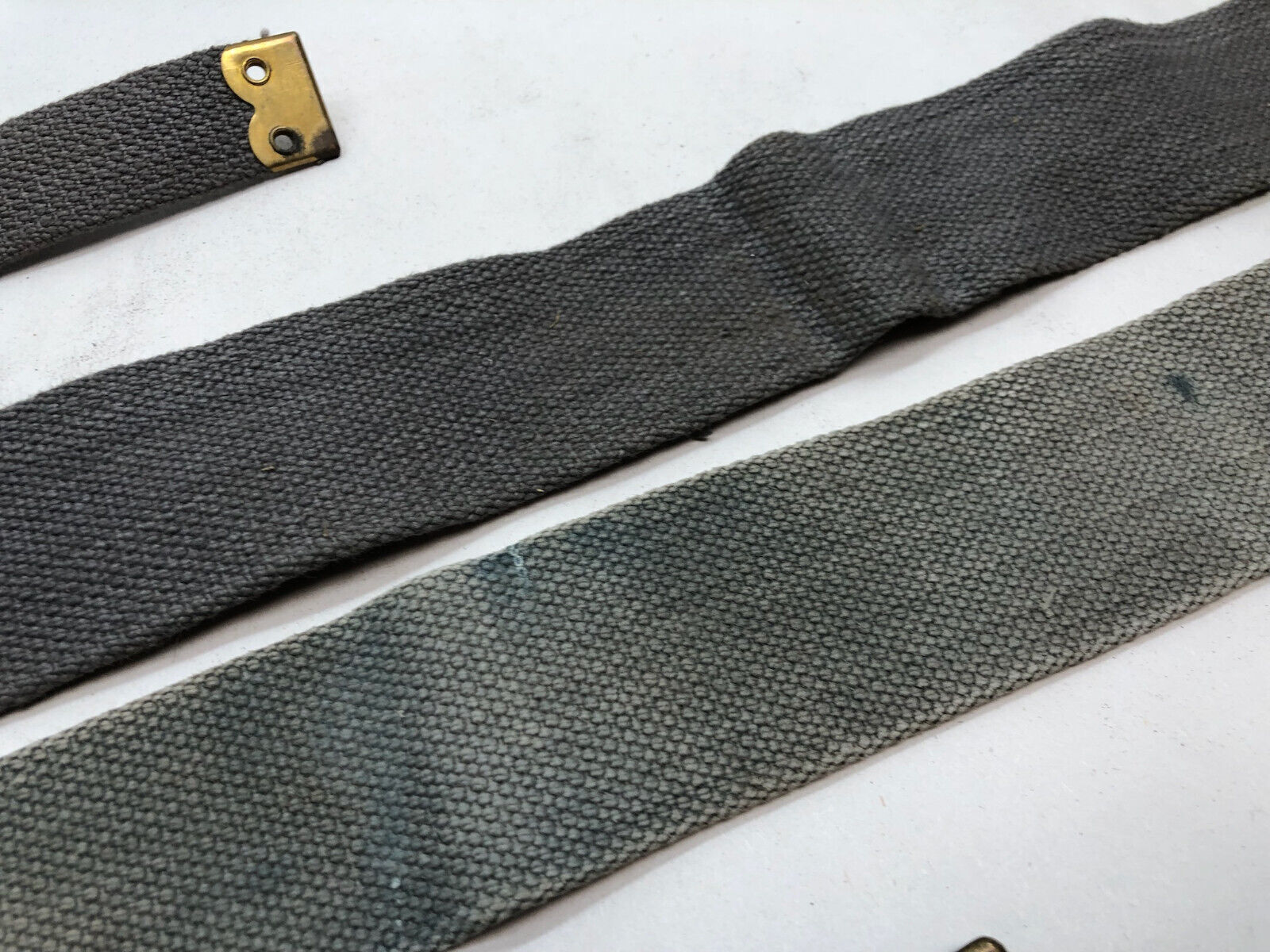 Original WW2 British Royal Air Force Blue 37 Pattern L Strap Set - The Militaria Shop