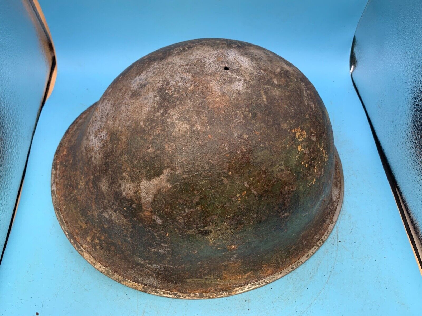 WW2 Mk3 High Rivet Turtle - British / Canadian Army Helmet - Good Original - The Militaria Shop