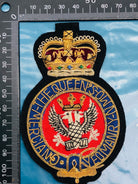 British Army Bullion Embroidered Blazer Badge - Queen's Own Mercian Yeomanr - The Militaria Shop