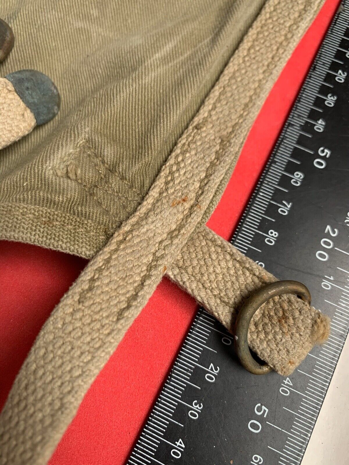 Original WW2 US Army M1928 Haversack Pack Tail - The Militaria Shop