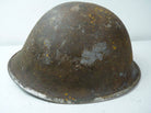 Original WW2 British / Canadian Army Mk3 High Rivet Turtle Army Combat Helmet - The Militaria Shop