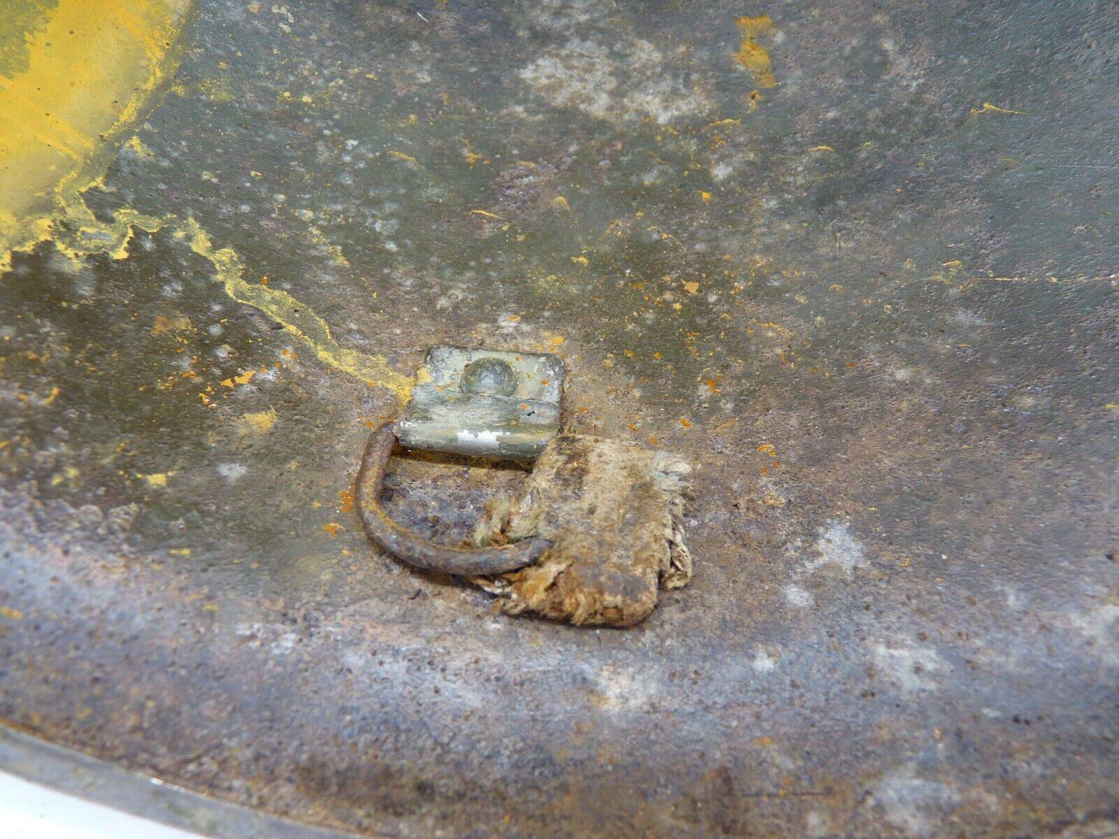 Original WW2 British / Canadian Army Mk3 High Rivet Turtle Army Combat Helmet - The Militaria Shop