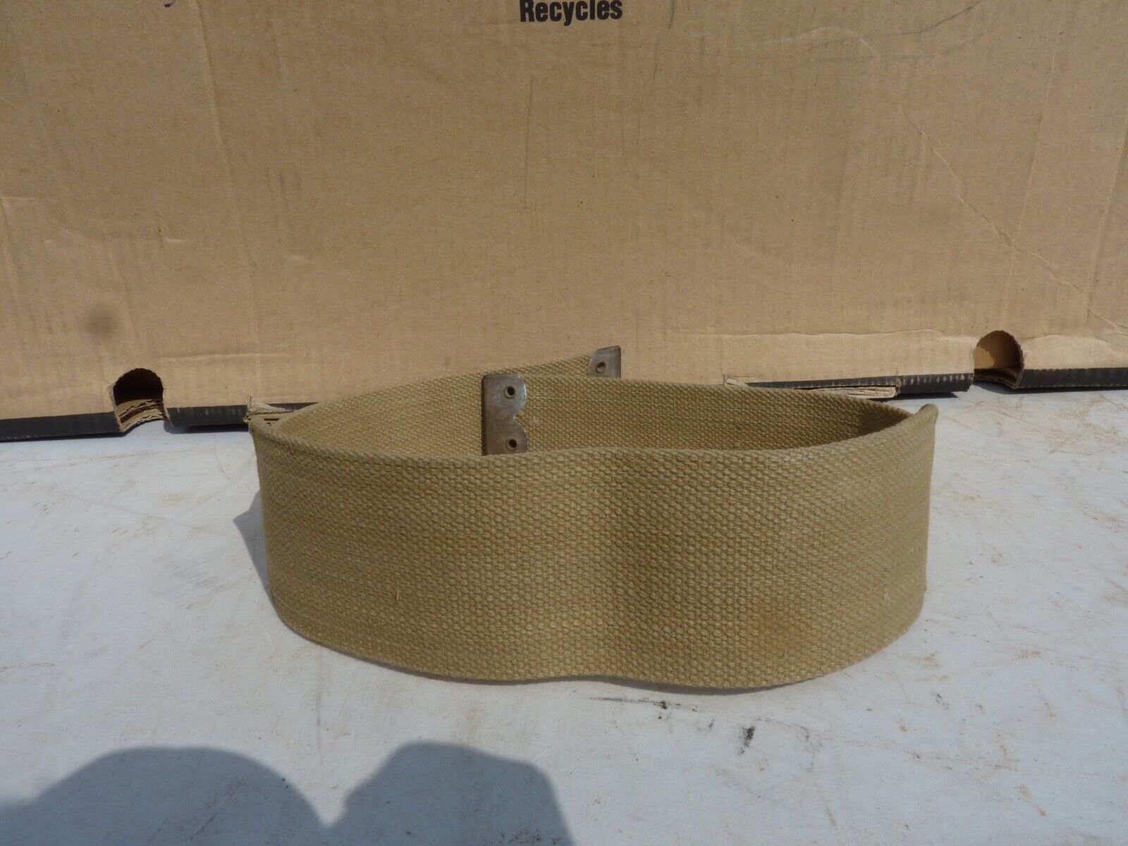 Original WW2 British Army 37 Pattern Yoke Utility Shoulder Strap - MECo 1941 - The Militaria Shop