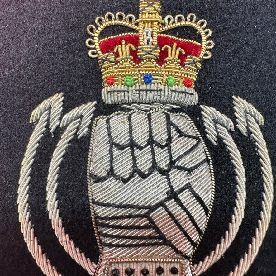 British Army Bullion Embroidered Blazer Badge - Royal Armoured Corps - The Militaria Shop