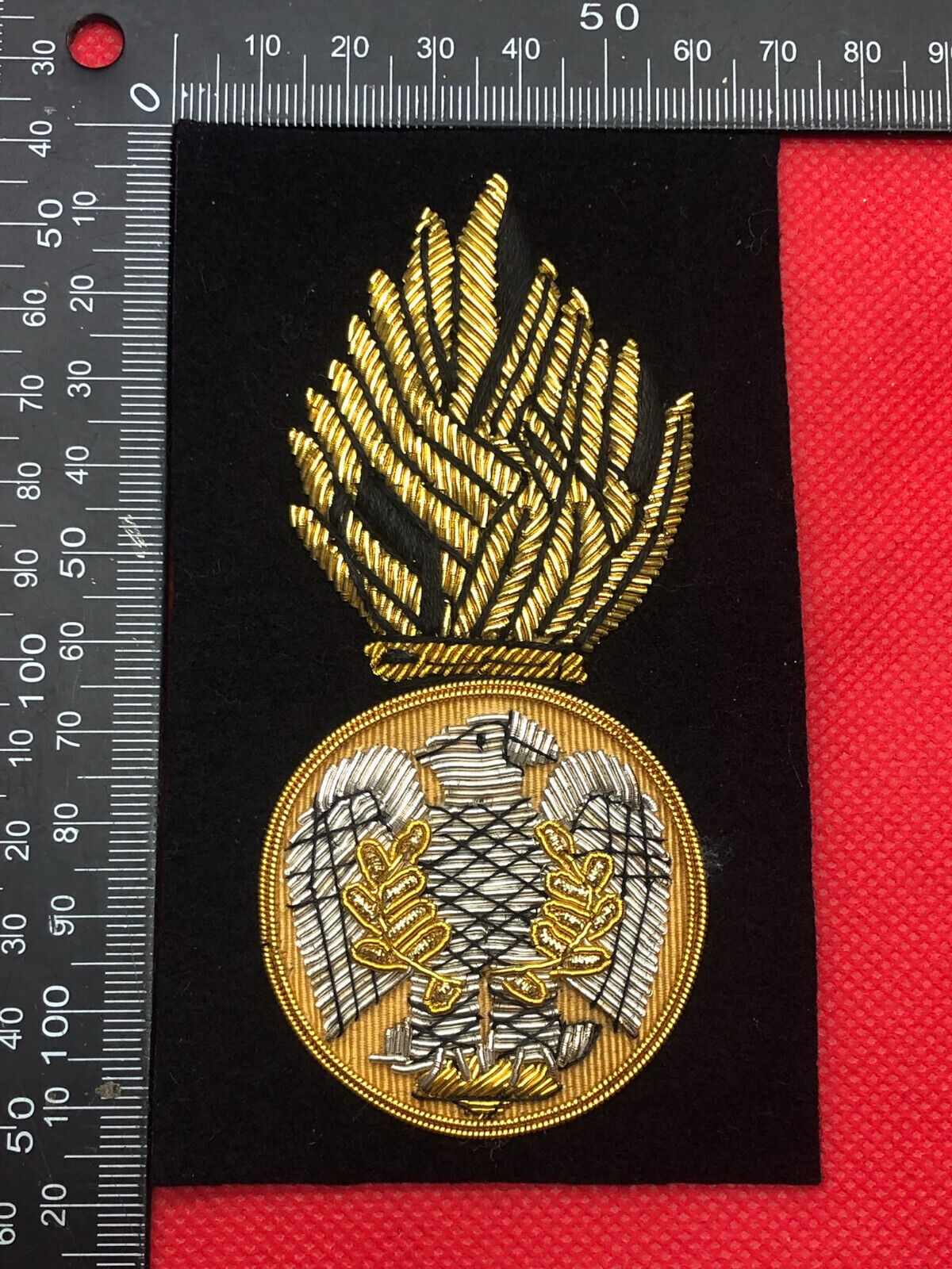British Army Bullion Embroidered Blazer Badge - Royal Irish Fusiliers - The Militaria Shop