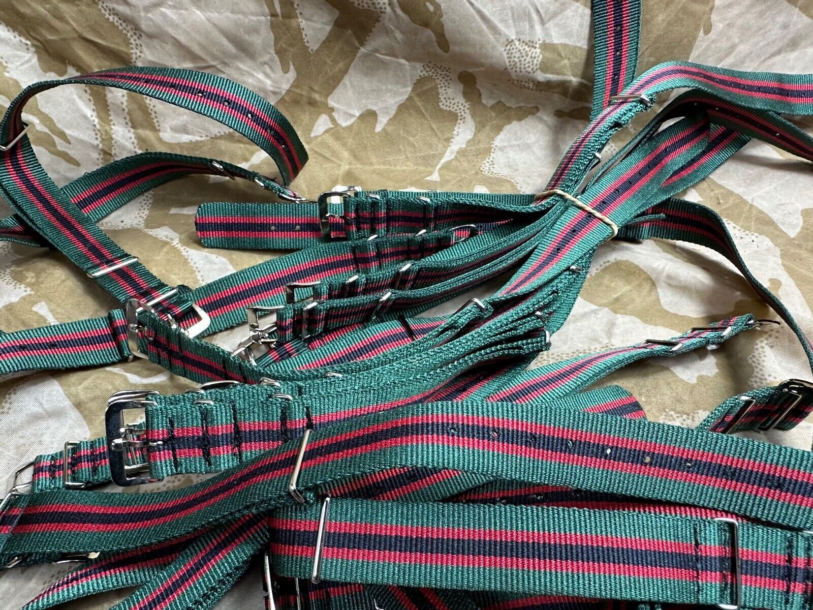 Green Jackets Watch Strap, 18mm NATO G10 Product, British Army, Military, Gift - The Militaria Shop
