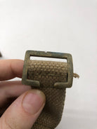 WW2 British Army 37 Pattern Webbing Water Bottle Carrier Harness - 1943 Dated - The Militaria Shop