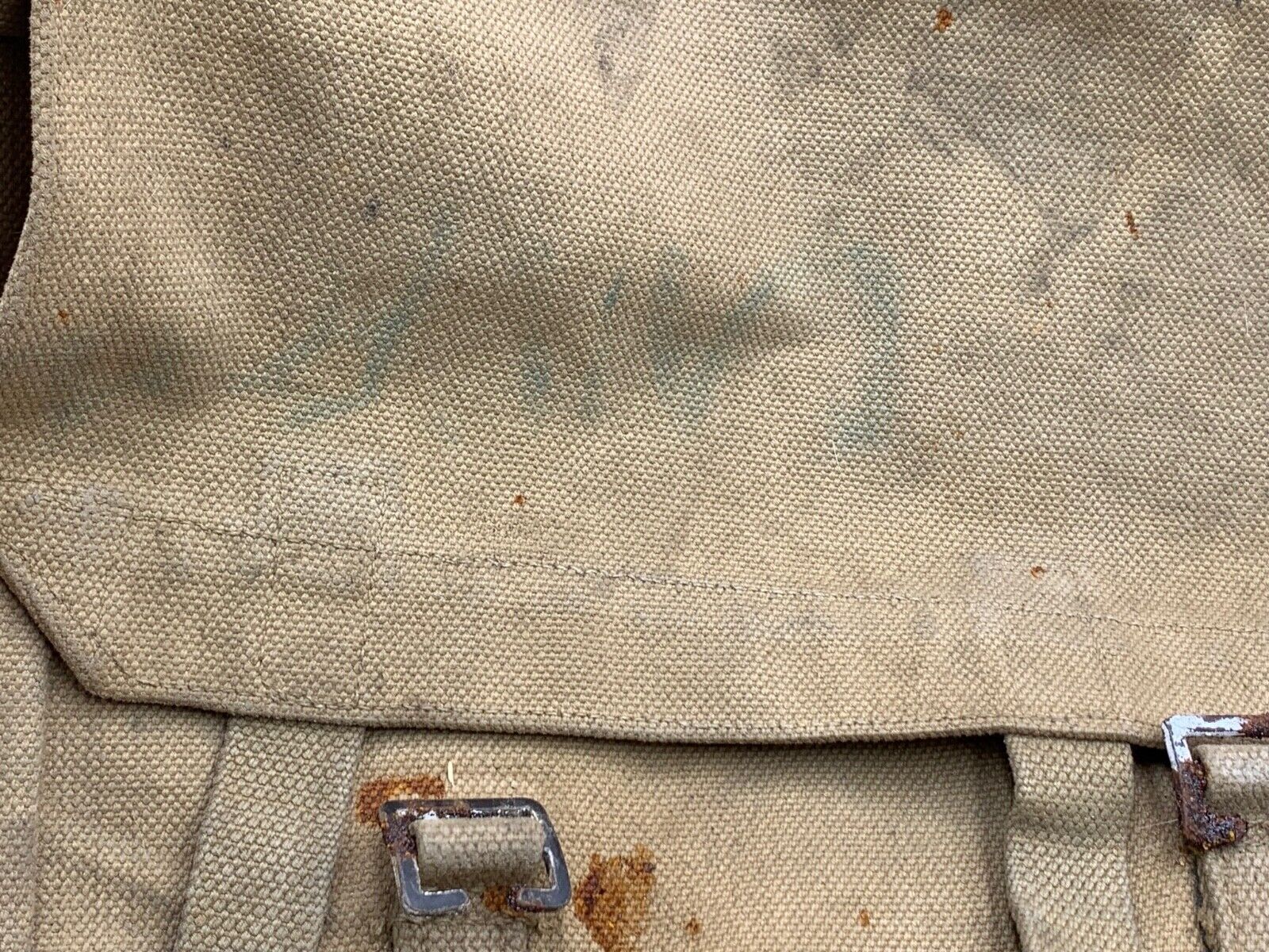 Original British Army 37 Pattern Large Pack - WW2 Pattern - Used Condition - The Militaria Shop