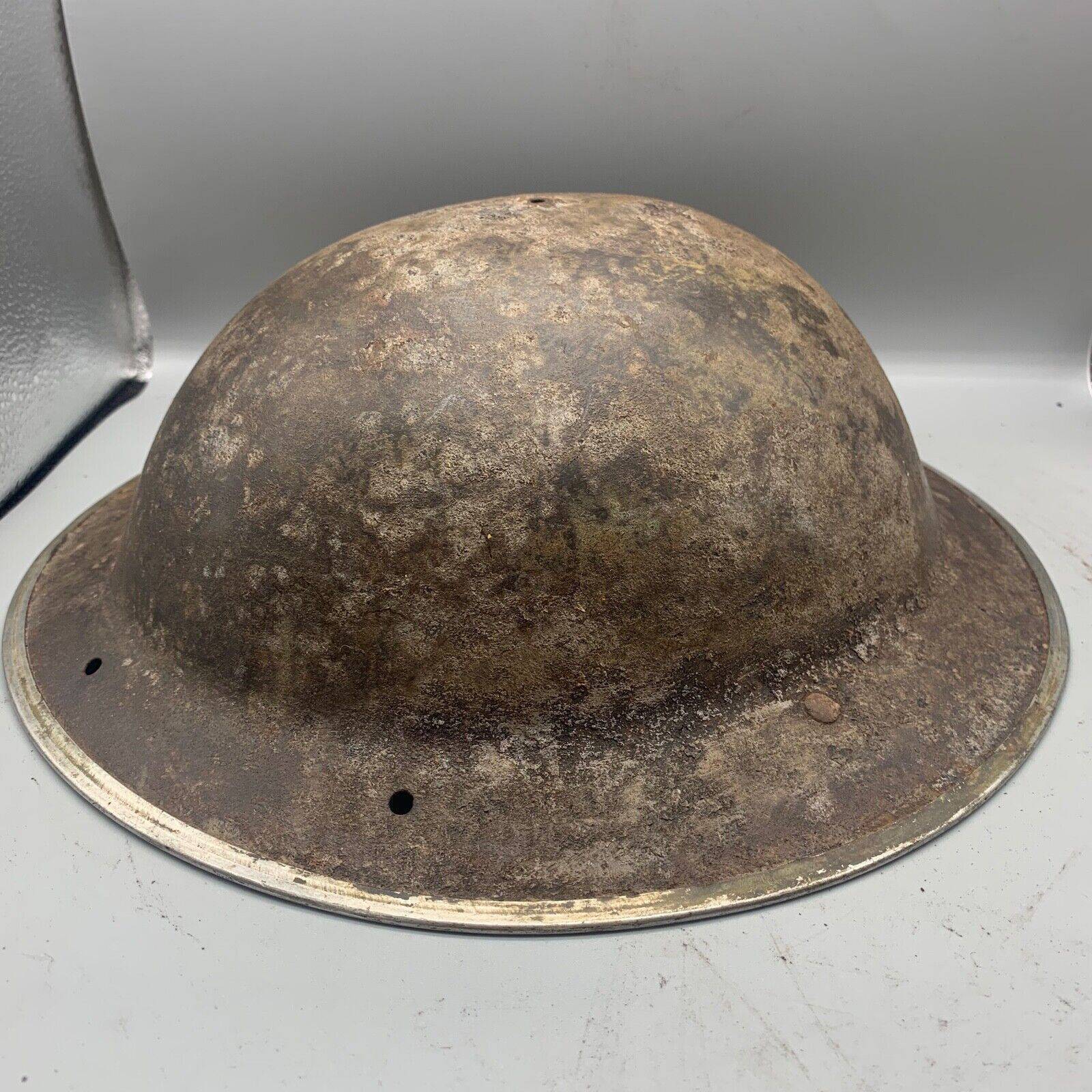 Original WW2 South African Army Mk2 Brodie Helmet - British Style Combat Helmet - The Militaria Shop