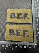 British Expeditionary Force British Army Shoulder Titles - Nice Reproduction - The Militaria Shop