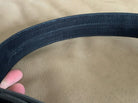 TWBC Black Leather Pistol Police Belt - Varied Sizes - Hidden Coin Compartment - The Militaria Shop